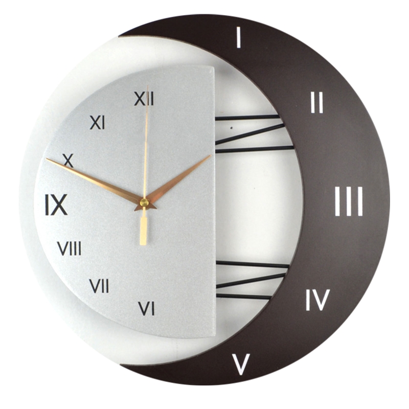 Modern Mute Wall Clock Move Si - Resin Art Wall Clock 评论和价格
