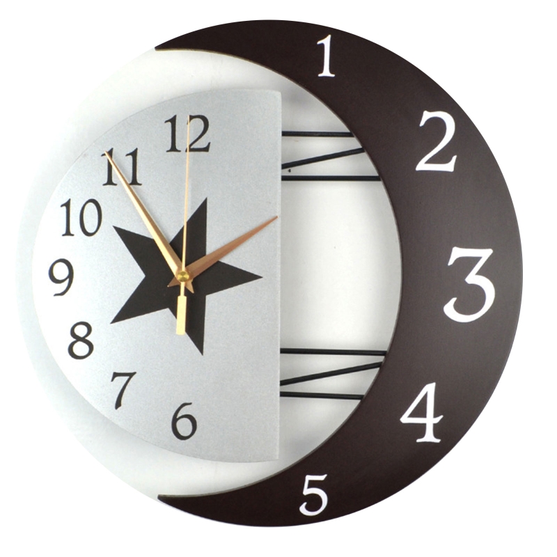 Modern Mute Wall Clock Move Si - Resin Art Wall Clock 评论和价格
