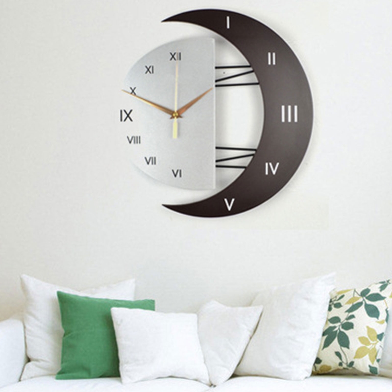 Modern Mute Wall Clock Move Si - Resin Art Wall Clock 评论和价格