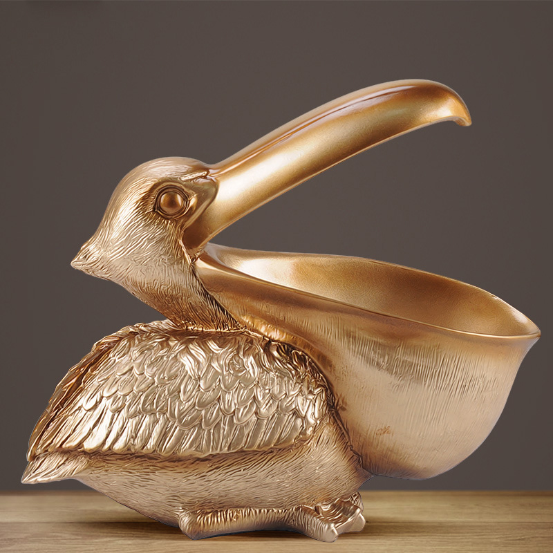 ‌Toucan Pelican Figurine, Key  - Resin Art Unique Ideas 评论和价格