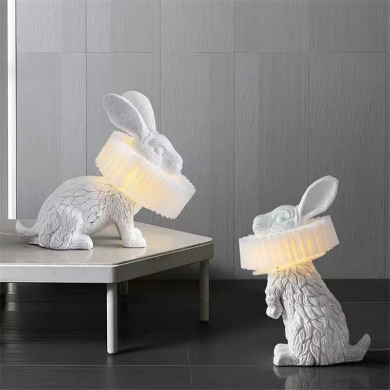 Modern Adorable Rabbit Table L - Resin Art On Floor 评论和价格