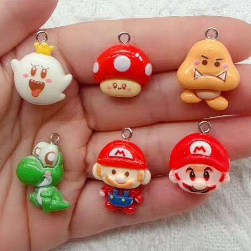 10pcs resin cartoon pendant, D - Resin Art Store 评论和价格