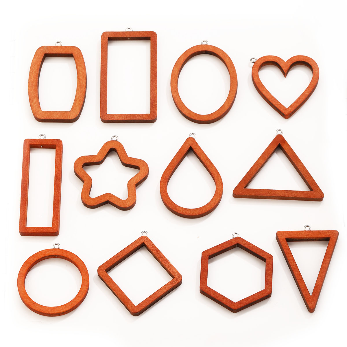 10PCS Triangle Rectangle Wood  - Resin Art Uv 评论和价格