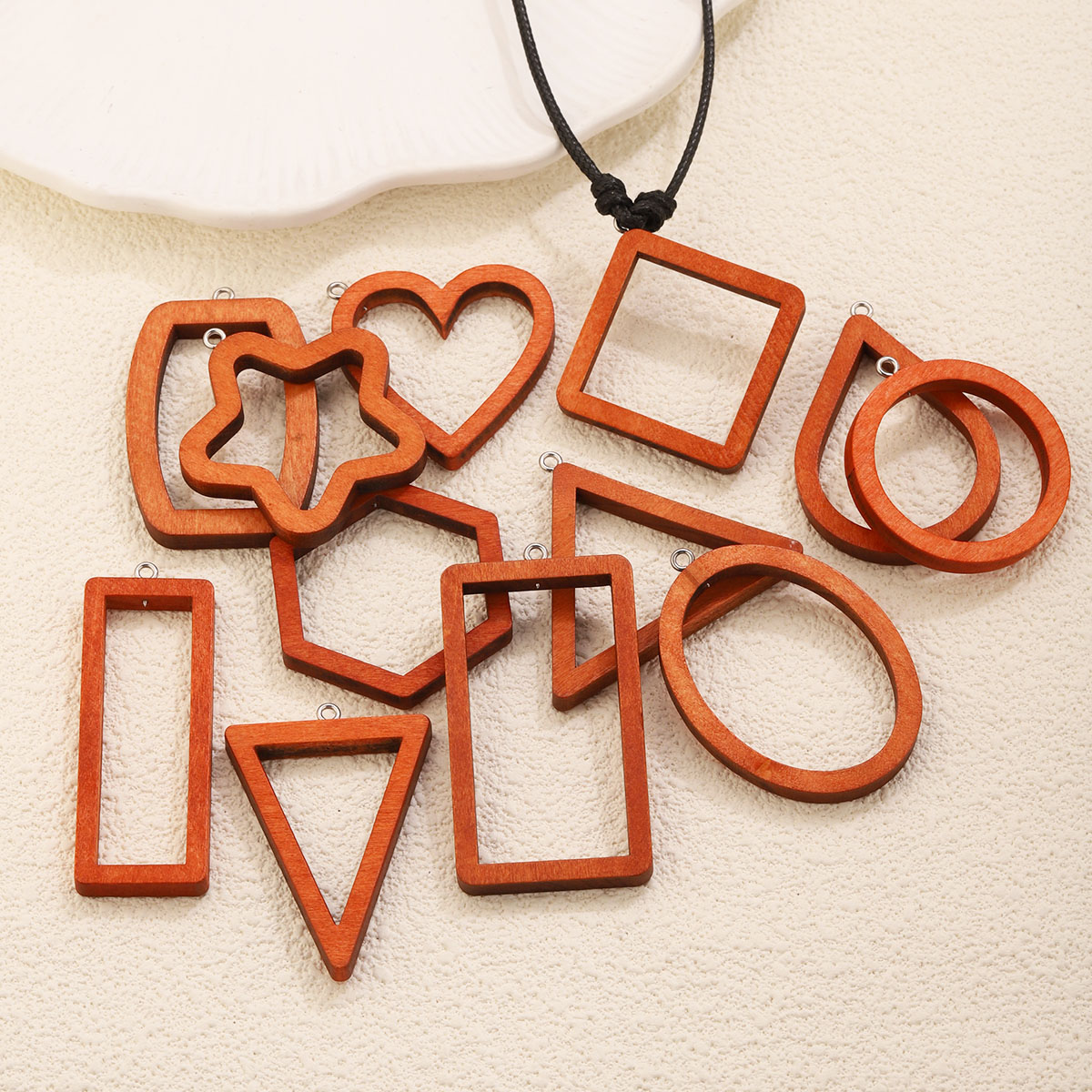 10PCS Triangle Rectangle Wood  - Resin Art Uv 评论和价格