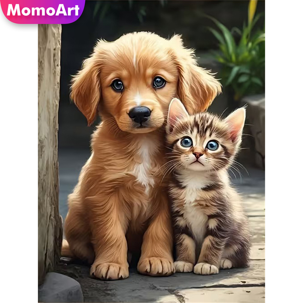 Momoart Diamond Embroidery Dog - Resin Art For Beginner 评论和价格