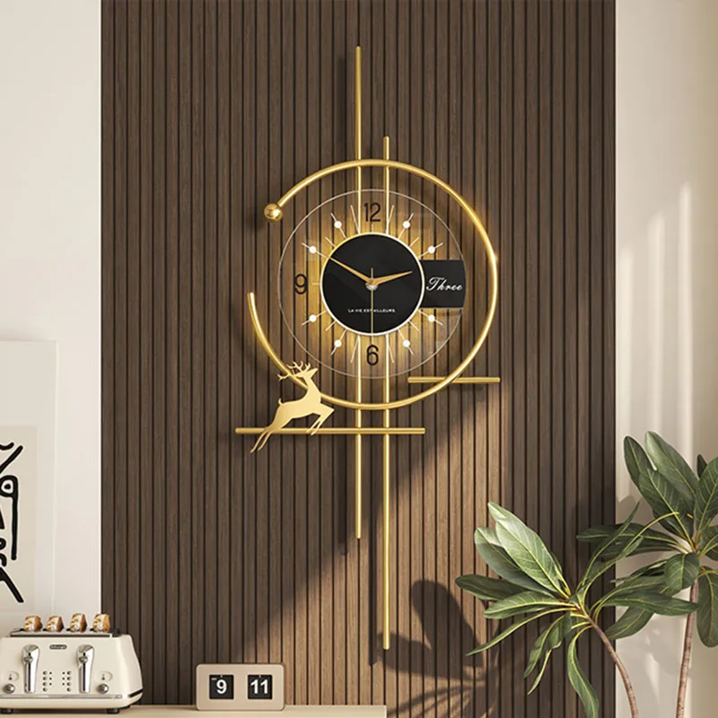 Popular Dining Room Wall Clock - Resin Art Wall Clock 评论和价格