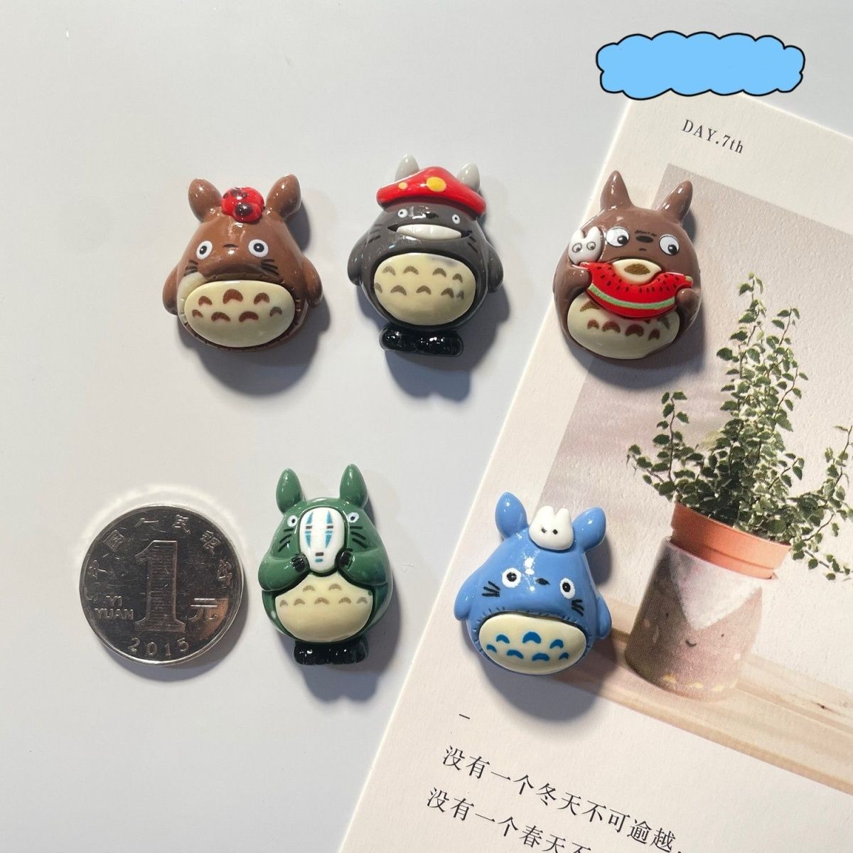 Totoro Anime Resin Fridge Magn - Resin Art Anime 评论和价格