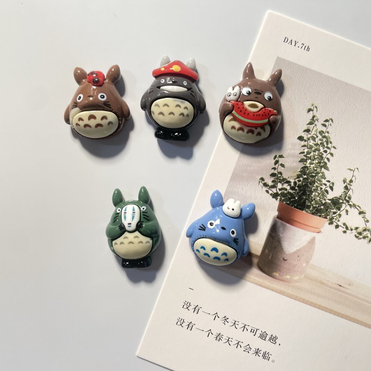 Totoro Anime Resin Fridge Magn - Resin Art Anime 评论和价格