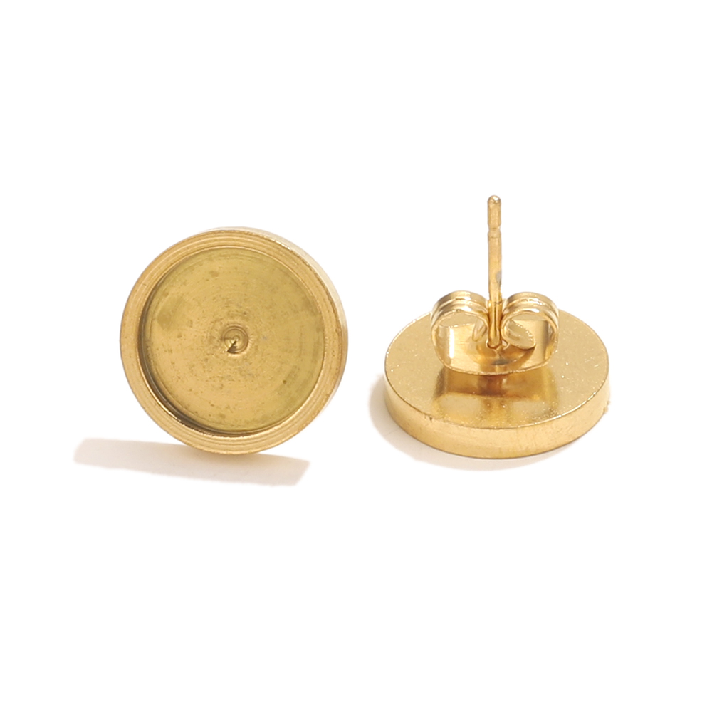 10pcs Stainless Steel Gold Ear - Resin Art Store 评论和价格