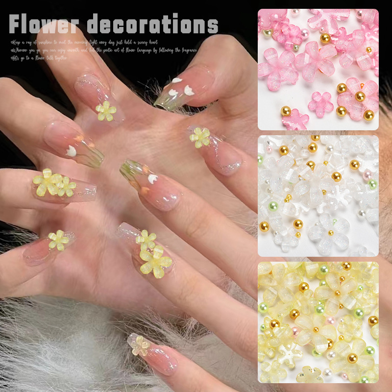 Summer Fresh Mini Pearl Resin  - Resin Art Rose Petals 评论和价格